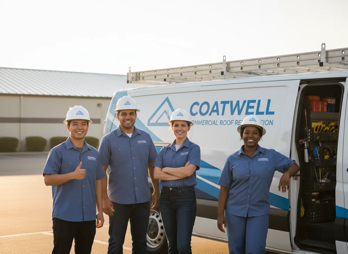 Commercial roof coating company in Spencerville, MD